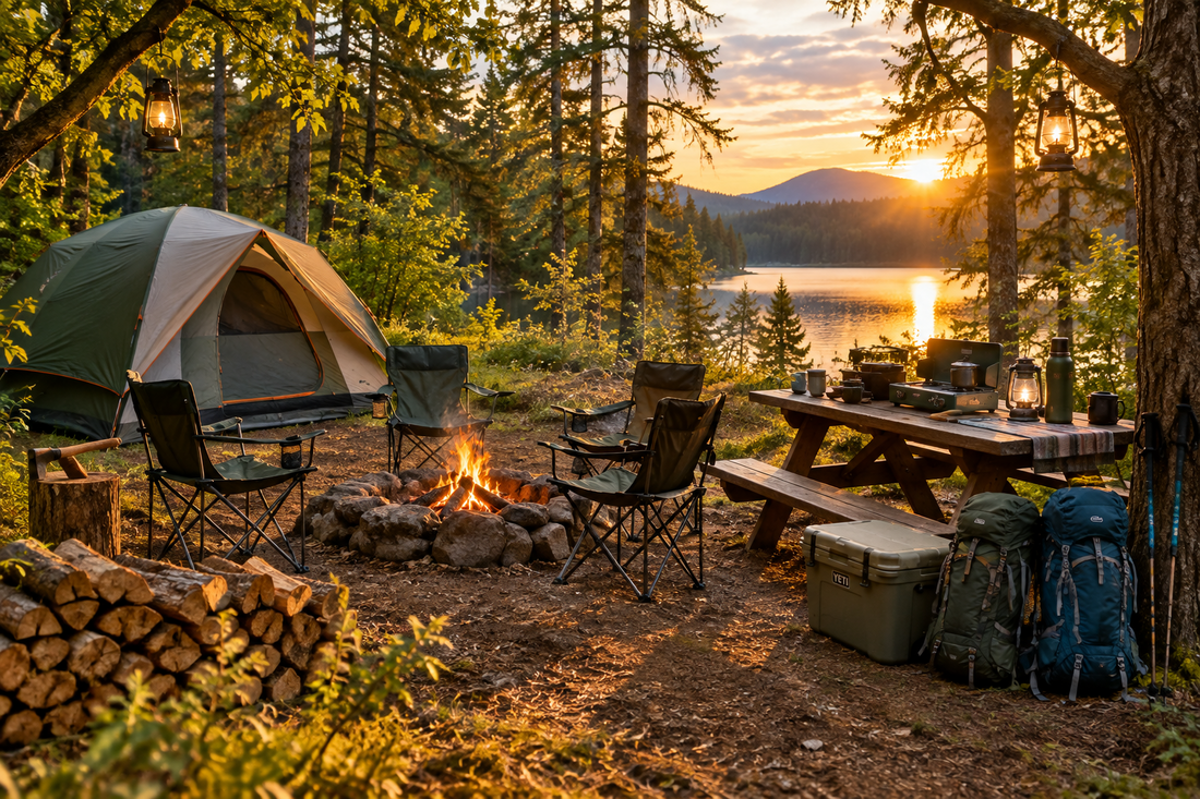 Organizing a campsite for easier outdoor weekends