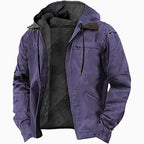 Men’s Fleece-Lined Zip-Pocket Jacket, Relaxed Fit