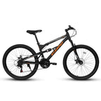 26" Adult Mountain Bike - 21-Speed, Dual Suspension & Disc Brakes