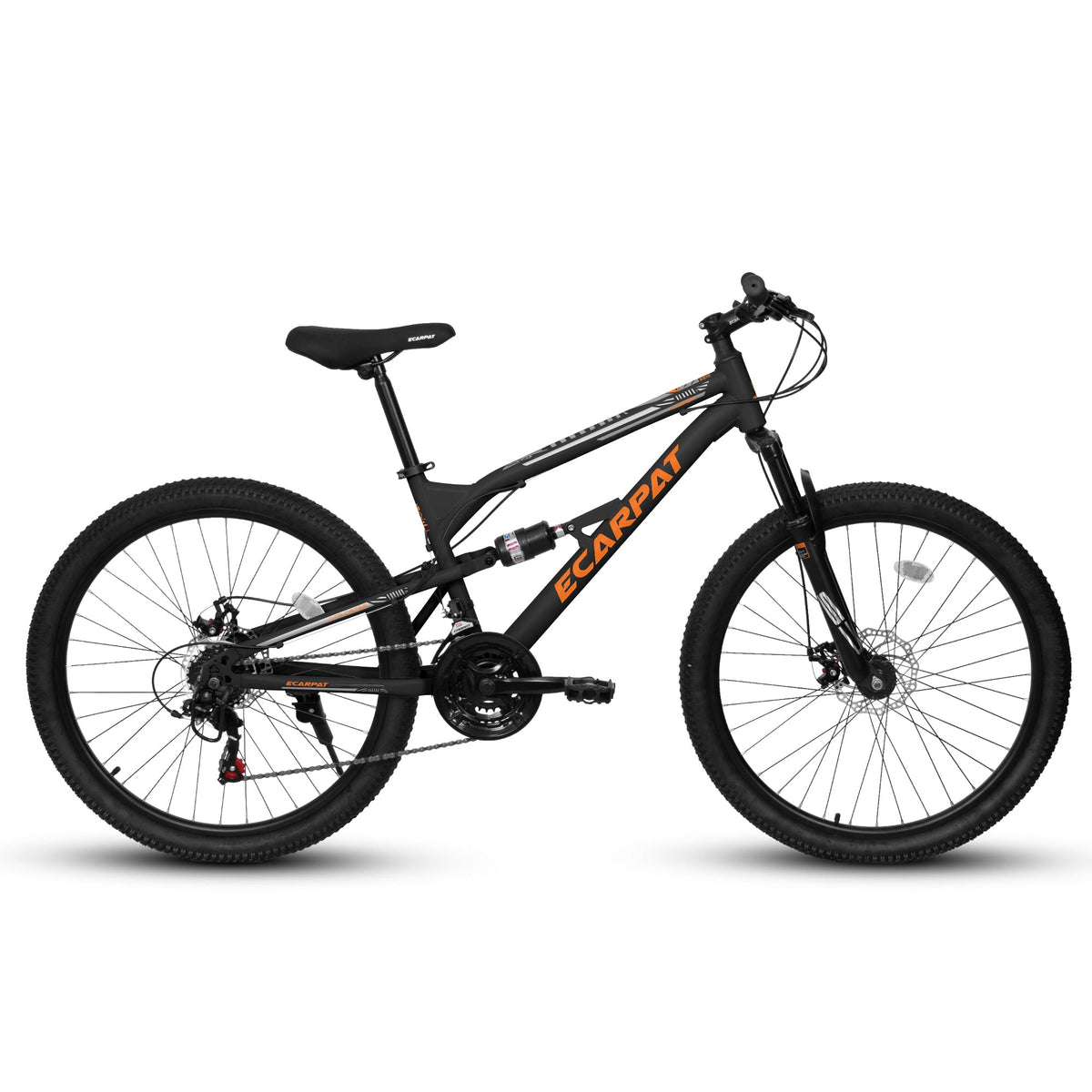26" Adult Mountain Bike - 21-Speed, Dual Suspension & Disc Brakes