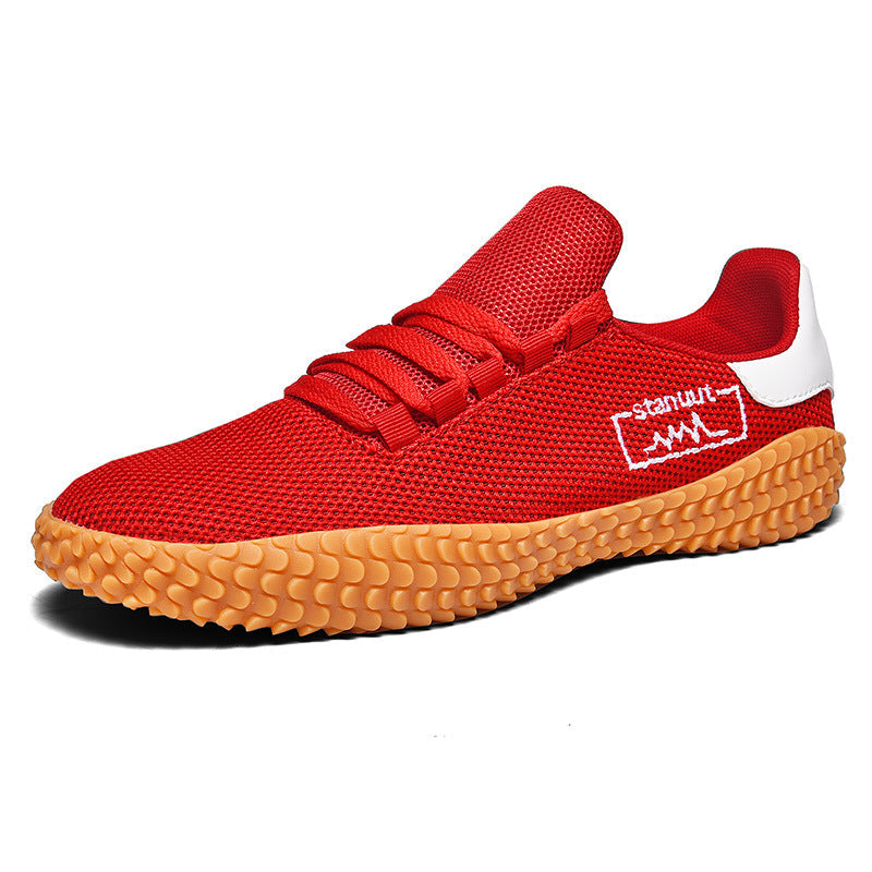 Men's Flying Woven Casual Sneakers – Lightweight & Breathable