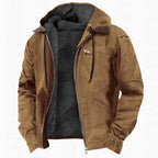 Men’s Fleece-Lined Zip-Pocket Jacket, Relaxed Fit