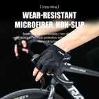 Half finger cycling gloves for men and women liquid silicone shock-absorbing and breathable sports bike fitness gloves