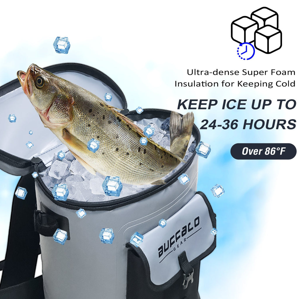 21QT Fish Cooler Backpack, Fish Kill Bag
