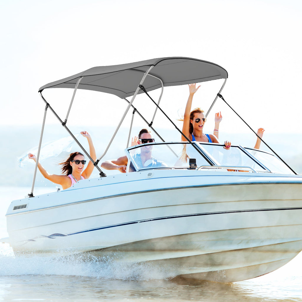 3-Bow/4-Bow Boat Bimini Top Sun Shade Boat Canopy with Storage Boot