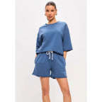 Solid-color Casual Sportswear Set For Women