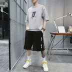 Summer Sportswear Men's T-shirt Suit