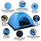 4 Persons Camping Waterproof Tent