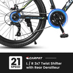 26" Adult Mountain Bike - 21-Speed, Dual Suspension & Disc Brakes