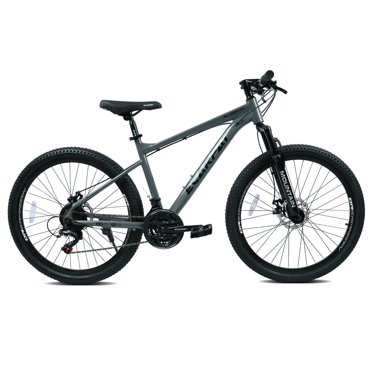 26" AllTrail  Adult Mountain Bike | 21-Speed Hardtail (Grey-Black)