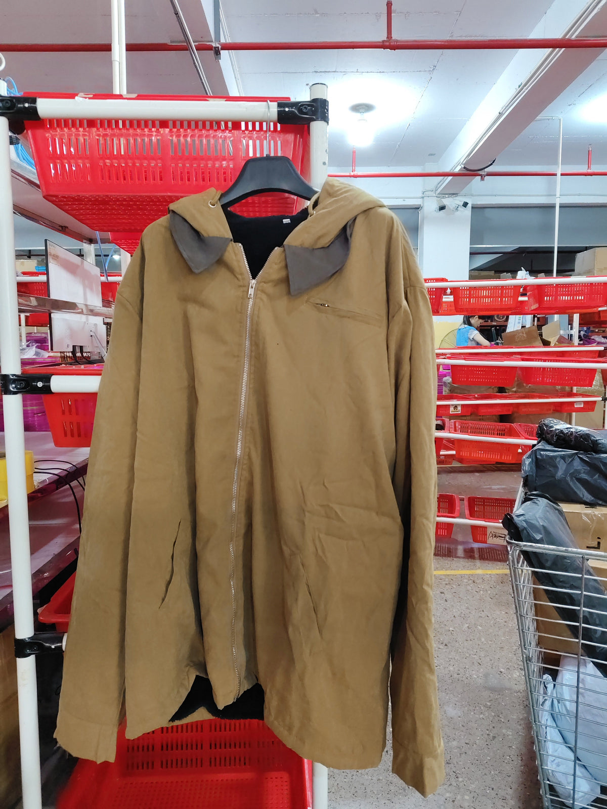 Men’s Fleece-Lined Zip-Pocket Jacket, Relaxed Fit