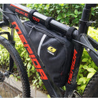 Cycling Bicycle Mountain Bike Bag Triangle Tool Bag Three-Point Velcro Fixed Right-Angle Bag Equipment Large Capacity