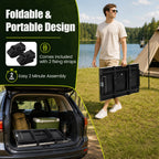 Foldable Outdoor Cook Station with Removable Shelves