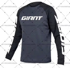 Giant Mountain Bike Jersey MTB Enduro off Road Shirt Downhill Sportswear Motorcycle T-shirt Long Sleeve Riding T-shirt