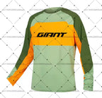 Giant Mountain Bike Jersey MTB Enduro off Road Shirt Downhill Sportswear Motorcycle T-shirt Long Sleeve Riding T-shirt