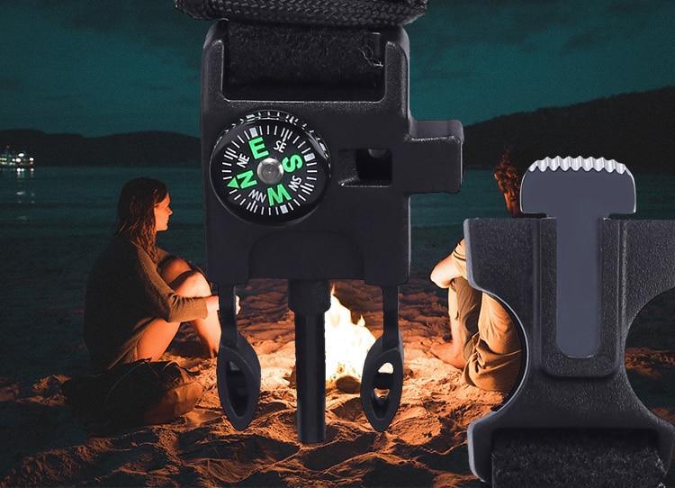 Military Survival  Men Watch With Compass/whistle /scraper/Waterproof 30M Outdoor Men Sports G Style -Shock Watch Relogio Masculino