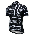 KEYIYUAN New Skull Series Men Bike Jersey Short Sleeve MTB Cycling Shirt Road Mountain Bicycle Clothing Tops Wielerkleding Heren