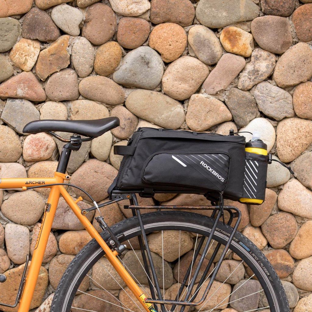 ROCKBROS 12L Bike Rack Bag with Rain Cover