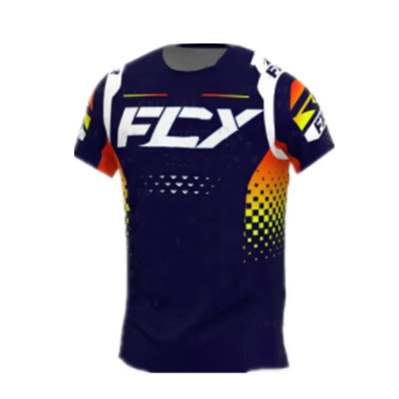 Mountain Bike Downhill Jerseys MTB Bike Shirts Offroad DH Motorcycle Jersey Motocross Sportwear Clothing Short sleeve cycling