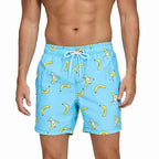 Men's Summer Print Beach Shorts: Swim, Surf & Workout Trunks