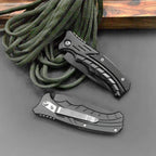 Stainless Steel Folding Knife Fillet Knife Fishing Boat Fishing Accessories with Easy To Carry Camping Meat Cutting PP Handle