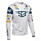 Summer New Long Sleeve Fast-Drying Mountain Bike Riding Vest for Motocross Off-Road Cycling