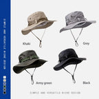 Outdoor Sun Protection Bucket Hat | UV Face Cover Cap for Hiking and Camping