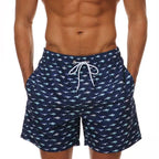 Men's Summer Print Beach Shorts: Swim, Surf & Workout Trunks