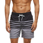 Men's Summer Print Beach Shorts: Swim, Surf & Workout Trunks