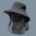 All-Season Outdoor Sun Hat | UV Protection Fishing Cap with Neck Flap