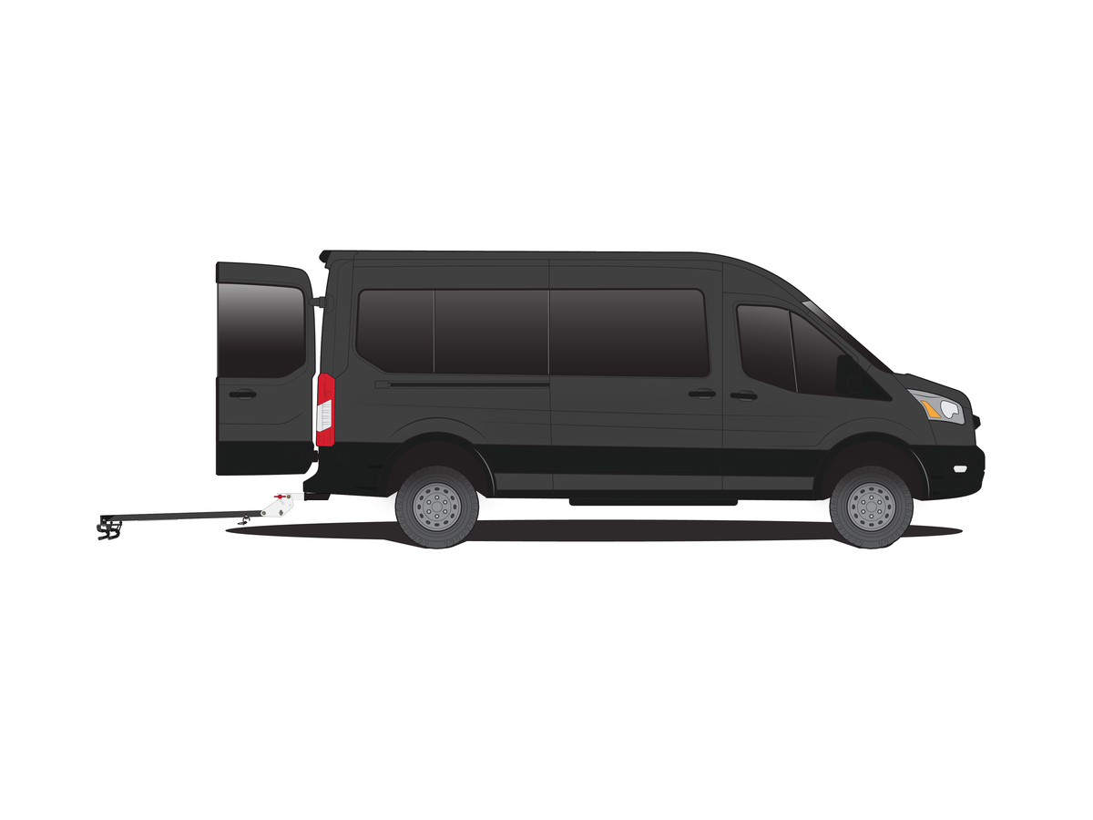 Lolo Racks 4 bike rack for 2" inch hitch with standard pull pin tilting