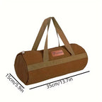 Camping Tools Storage Bag Large Capacity Cylinder Tent Stake Bag Lightweight Tent Peg Ground Nail Holder Bag for Outdoor Camping