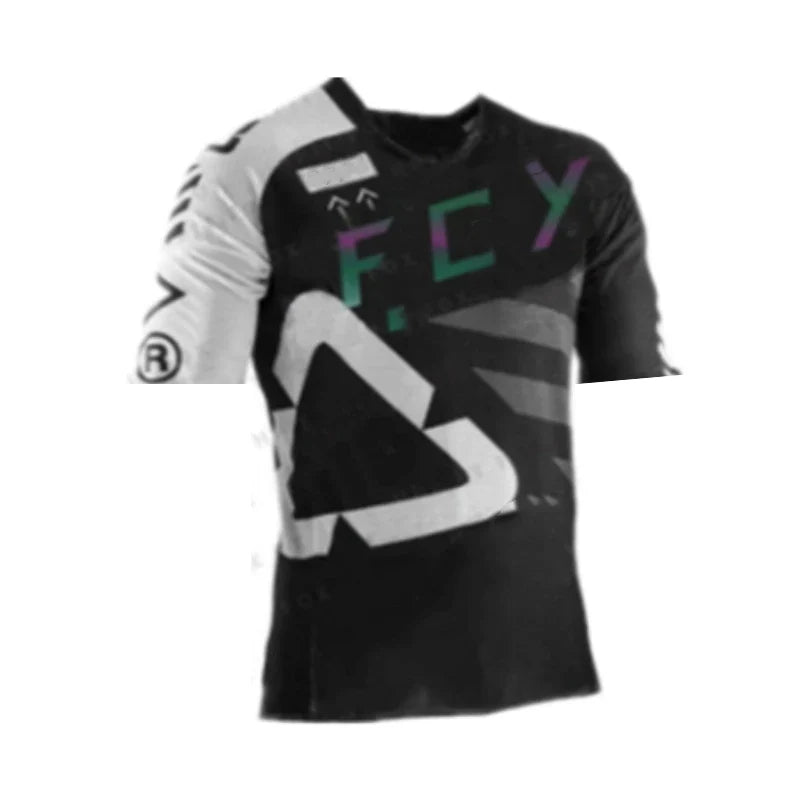 Mountain Bike Downhill Jerseys MTB Bike Shirts Offroad DH Motorcycle Jersey Motocross Sportwear Clothing Short sleeve cycling