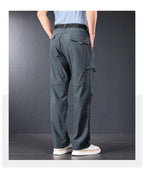 Men’s 2026 Ice Silk Quick Dry Hiking & Travel Pants – Lightweight Outdoor Casual Summer Wear