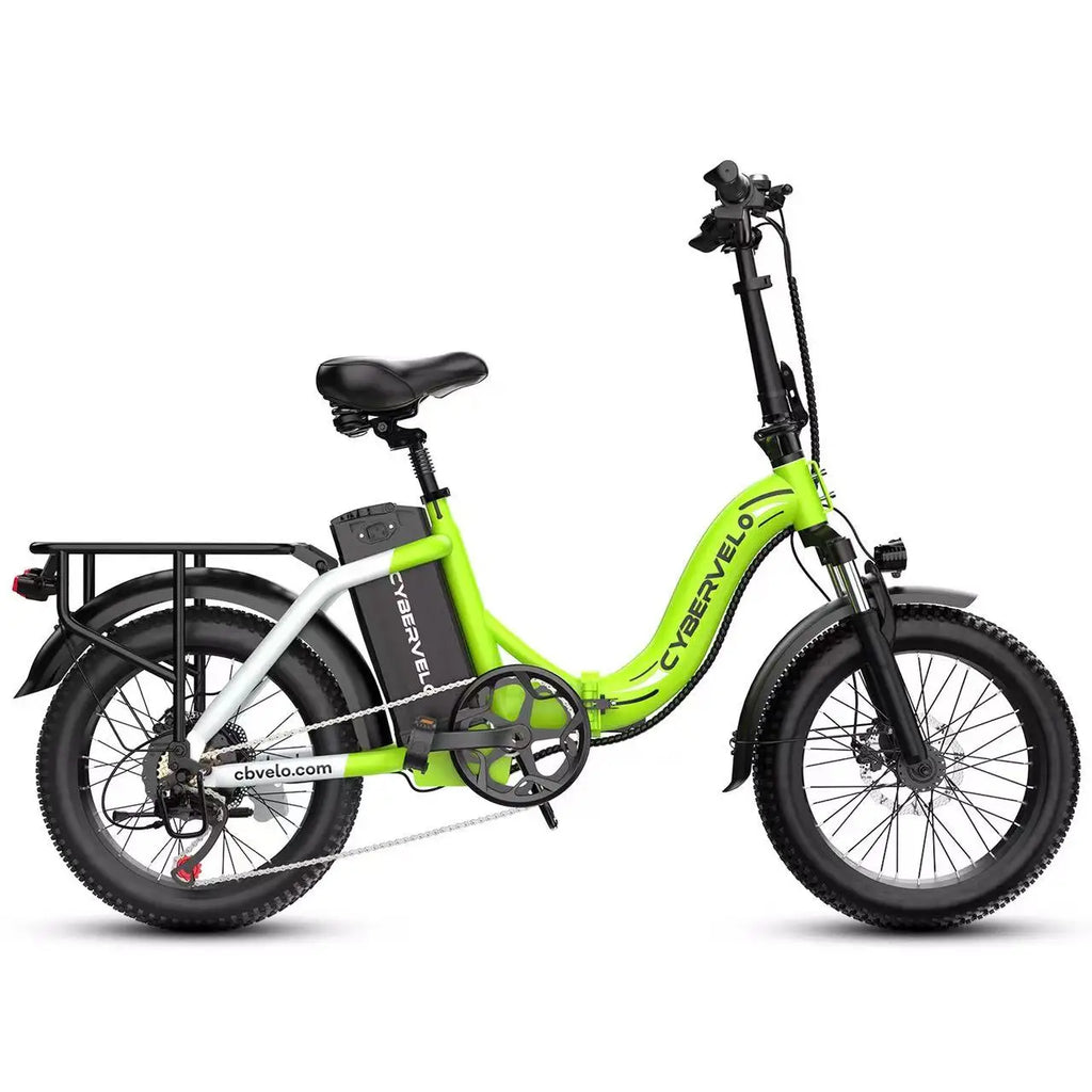 Cybervelo 1000W Foldable Fat Tire E-Bike 48V 20.8Ah Mars700