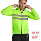 WOSAWE Men Cycling Windbreaker MTB Bicycle Long Sleeve Coat Water Resistant Outdoor Sport Jersey Bike Jacket Cycling Clothing