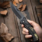 Stainless Steel Folding Knife Fillet Knife Fishing Boat Fishing Accessories with Easy To Carry Camping Meat Cutting PP Handle