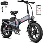 Powerful H9 AWD E-Bike Foldable 2000W Dual Motor