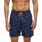 Men's Summer Print Beach Shorts: Swim, Surf & Workout Trunks