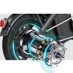 Adult Folding Electric Bike: High-Range & Removable Battery