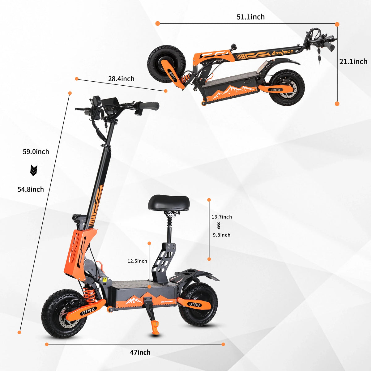 The Ultimate Folding E-Scooter for Commuters & Adventurers
