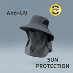 All-Season Outdoor Sun Hat | UV Protection Fishing Cap with Neck Flap