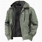 Men’s Fleece-Lined Zip-Pocket Jacket, Relaxed Fit