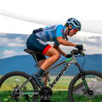 24" TrailX Adult Mountain Bike | 21-Speed Full Suspension (Gray)
