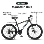 26" Adult Mountain Bike - 21-Speed, Dual Suspension & Disc Brakes
