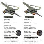 Canvas Portable Fly Fishing Rod Bag Reel Combo With Carry Case
