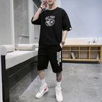 Summer Sportswear Men's T-shirt Suit