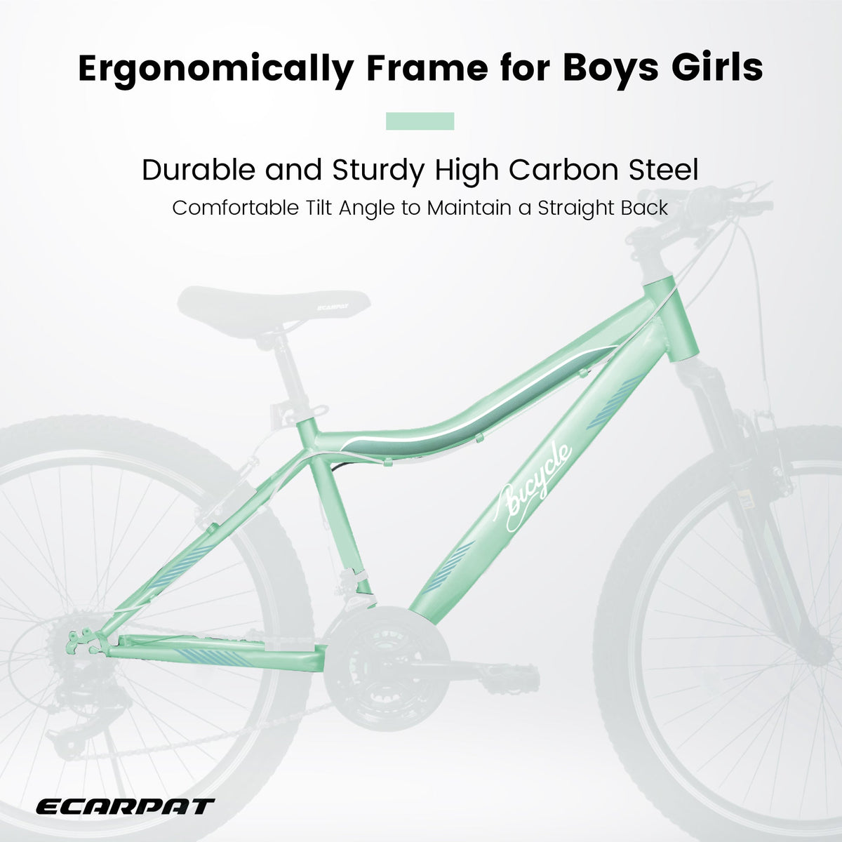 26" TrailLite Adult Mountain Bike | 21-Speed Front Suspension (Green)