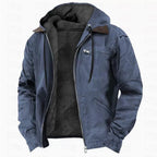 Men’s Fleece-Lined Zip-Pocket Jacket, Relaxed Fit