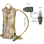 iMounTEK Tactical Hydration Pack 3L Water Bladder Adjustable Water Drink Backpack for Hiking Cycling Climbing Running